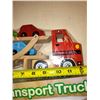Image 4 : WOODEN CAR TRANSPORT TRUCK- RETAIL APPROX. $29.96