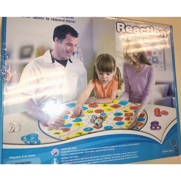 REACTION FAMILY TRAINING BOARD GAME- RETAIL $15.99