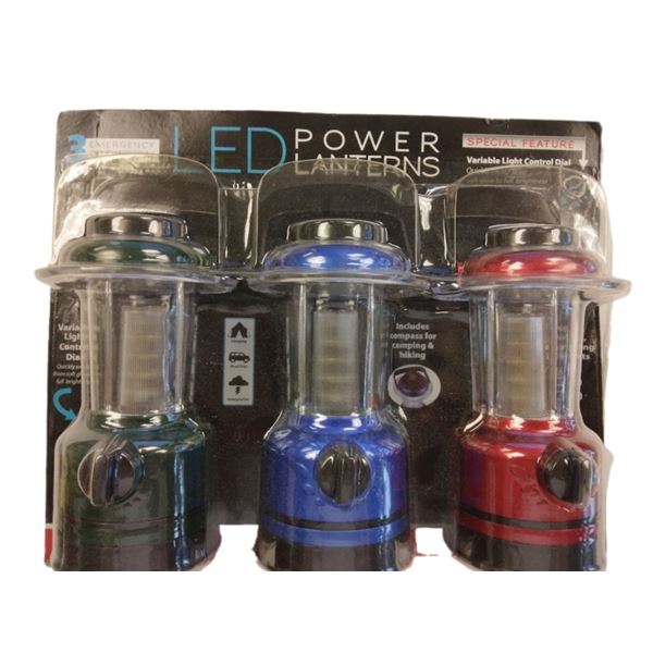 MULTI TECH SOLUTIONS LED POWERED LANTERN - RETAIL $37.77