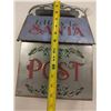 Image 4 : APPROX. 16" X 11" METAL CHRISTMAS "LETTERS TO SANTA" MAILBOX - RETAIL $39.99