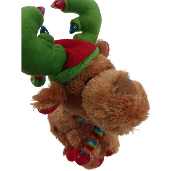 CUDDLY CROONERS 13" CHRISTMAS MOOSE - RETAIL $49.95