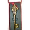 Image 2 : BRASS SANTA KEY DECOR FOR DOOR - RETAIL $19.95