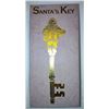 Image 6 : BRASS SANTA KEY DECOR FOR DOOR - RETAIL $19.95