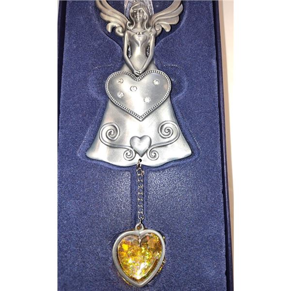 DREAM ANGEL CATCHER-PEWTER HANGING ANGEL - RETAIL $30.00