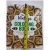 Image 5 : THE VINTAGE COLORING BOOK - RETAIL $29.99