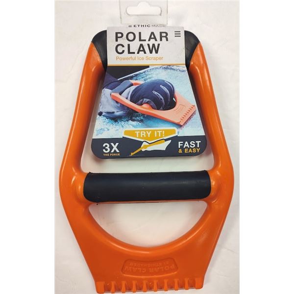 POLAR CLAW POWERFUL ICE SCRAPER - RETAIL $9.99