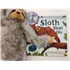 Image 4 : "THE SLOTH SLEPT ON"  BOOK &  PLUSH SLOTH - RETAIL $39.99