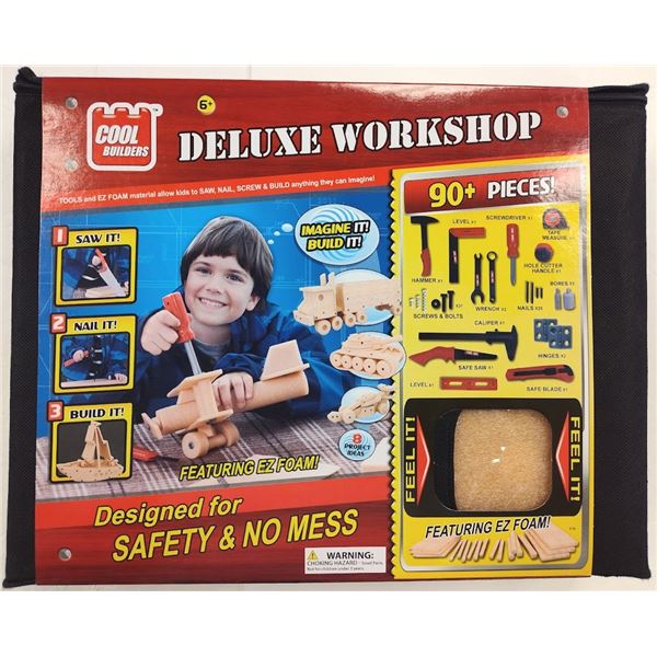 COOL BUILDERS DELUXE WORKSHOP - RETAIL $29.95