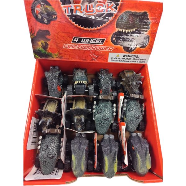 MONSTER TRUCK SET - 12 TRUCKS INCLUDED - 4 WHEEL FRICTION POWERED : COMP $48.00