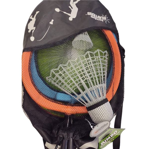 BOREDOM BUSTERS JUMBO BADMINTON SET - GLOW IN THE DARK : COMP $29.95