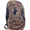 Image 1 : MOSSY OAK CAMO BACKPACK WITH 3 POCKETS AND DEER EMBLEM : COMP $39.99