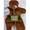 Image 2 : 18" GOOSEBERRY GINGERBREAD MAN HOLIDAY SNACK PLATTER/ DISHWASHER SAFE : COMP $19.99