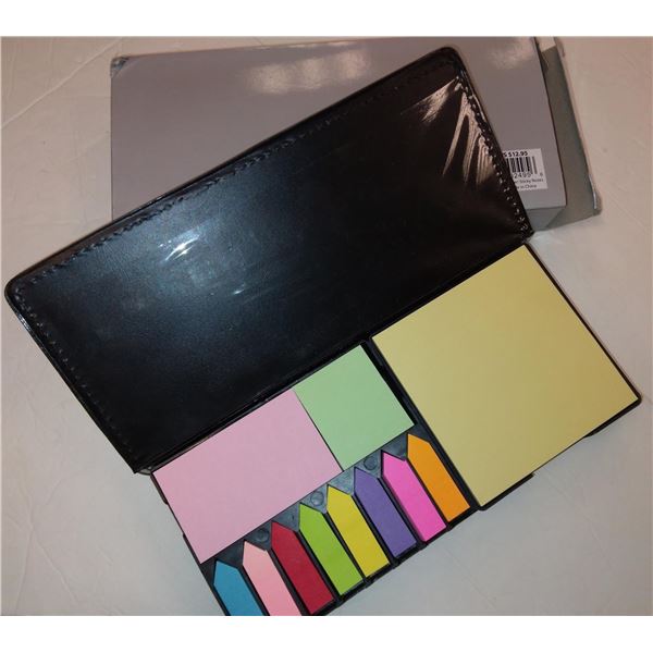 SET OF 2 LARGE MEMO HOLDER WITH STICKY NOTES - RETAIL: $12.95 EACH