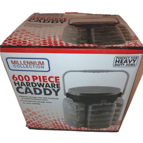600 PIECE HARDWARE MILLENNIUM CADDY