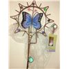 Image 1 : 2 IN 1 BUTTERFLY SPINNER FOR LAWN - RETAIL $25.00