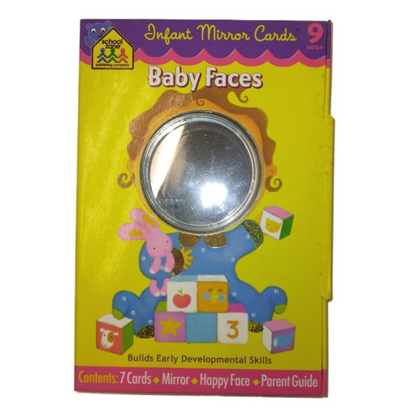 INFANT MIRROR CARDS BABY FACES SET OF 7