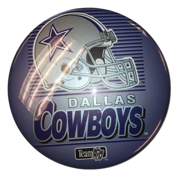 JUMBO NFL DALLAS COWBOYS METAL  PIN/ DESK PLAQUE  - RETAIL $15.00