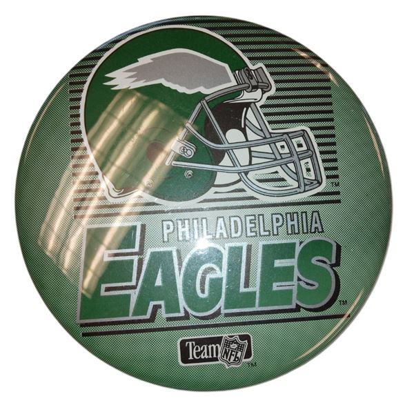 NFL JUMBL METAL 6" PHILADELPHIA EAGLES PIN/ DESK STAND  - RETAIL $19.00