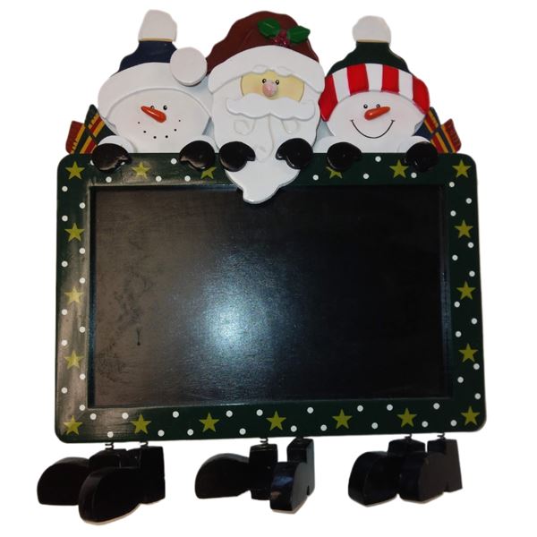 DECORATIVE HOLIDAY CHALK BOARD - RETAIL $12.99