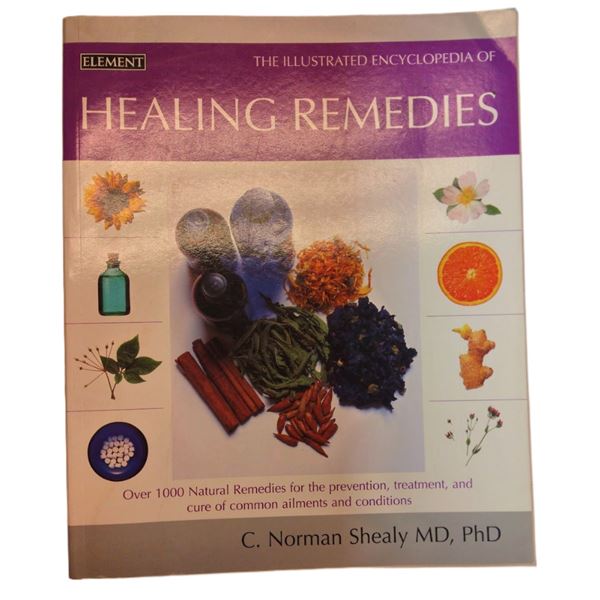 THE ILLUSTRATED ENCYCLOPEDIA OF HEALING REMEDIES - RETAIL $43.95