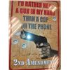 Image 1 : SET OF 3 METAL 17" SHOOTERS SIGN - RETAIL VALUE : 19.99