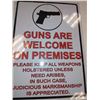 Image 3 : SET OF 3 METAL 17" SHOOTERS SIGN - RETAIL VALUE : 19.99