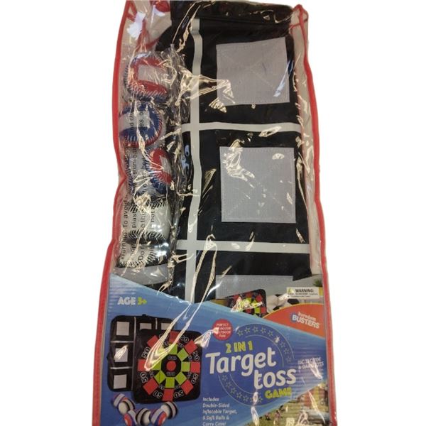 2 IN 1 INDOOR TARGET TOSS - RETAIL VALUE : $29.99