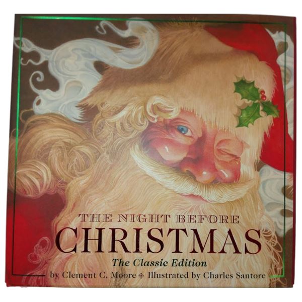 NIGHT BEFORE CHRISTMAS HARDCOVER BOOK : RETAIL VALUE - $19.99