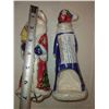 Image 2 : SET OF 2 PEARLIZED SANTA CANDLE HOLDERS - RETAIL VALUE $19.99