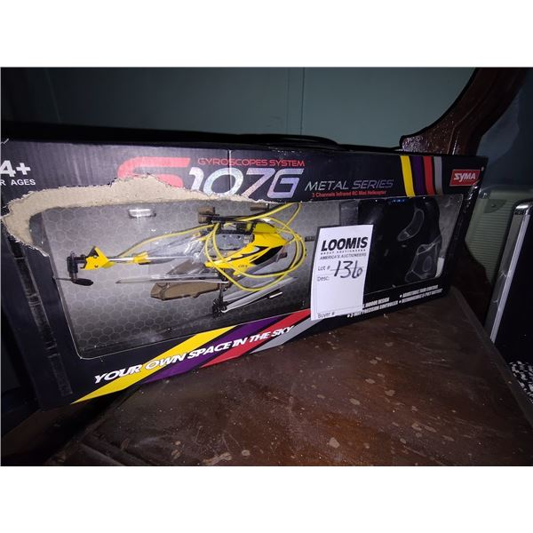 S107G METAL SERIES GYROSCOPES - 3 CHANNEL INFRARED RC MINI HELICOPTER