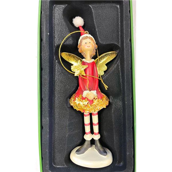 SANTA'S ANGEL ORNAMENT MADE OF METAL AND RESIN - RETAIL VALUE $19.99