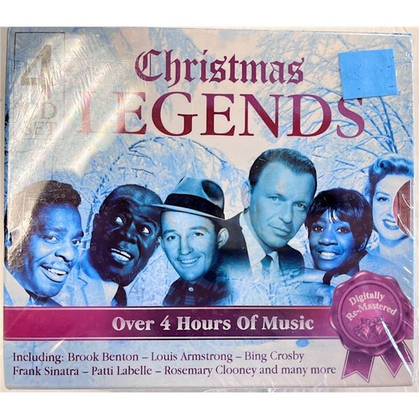 CHRISTMAS LEGENDS 4 CD SET OF SONGS - RETAIL VALUE $ 29.00