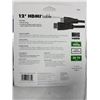 Image 2 : SET OF 2 HDMI CABLES - 12" - RETAIL VALUE $8.99 EACH