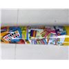 Image 2 : 33" CREATIVE ART SET/ KIT AND BANK - RETAIL VALUE $35.00