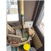 Image 4 : REAR PORCH LOT WITH SHOVEL, FAN, AND OTHER ITEMS