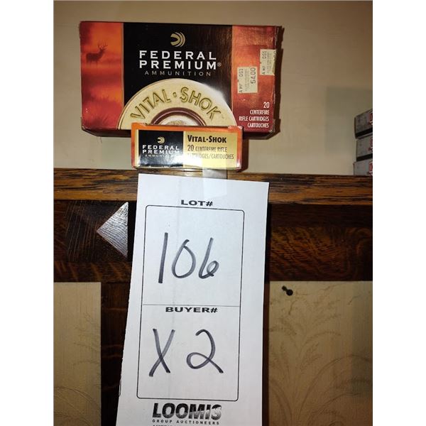 NEW FEDERAL PREMIUM AMMUNITION 300 WIN. MAG. 20 ROUNDS PER BOX - 2 BOXES
