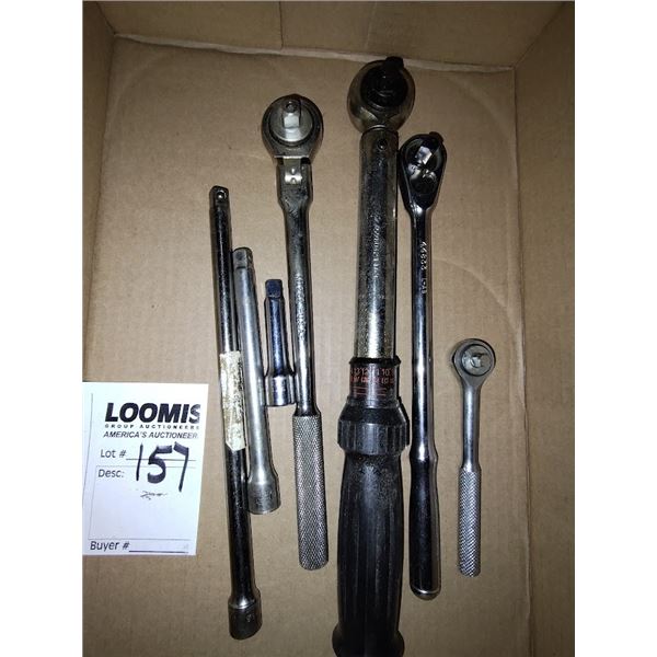 BUNDLE OF RATCHETS MOSTLY CRAFTSMAN