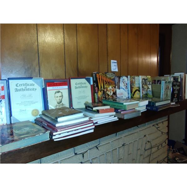HUGE LOT OF ASSORTED HARDCOVER BOOKS