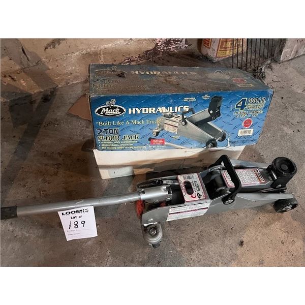 4000 LB. FLOOR JACK (LOOKS NEW)