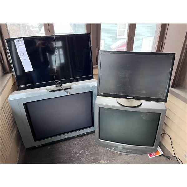 LOT OF VINTAGE TV'S