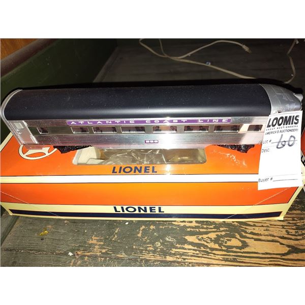 LIONEL ATLANTIC LINE NO: 256 OBSERVATION CAR - APPEARS UNUSED