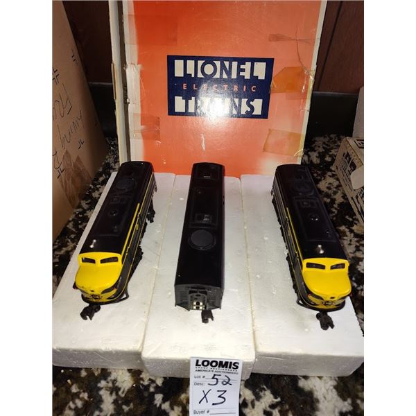 SET OF 3 ERIE ALCO A-B-C DIESEL ENGINES - IN NEW CONDITION