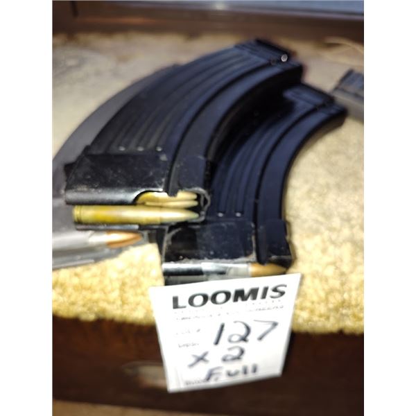 SET OF 3 RIFLE MAGAZINES LOADED