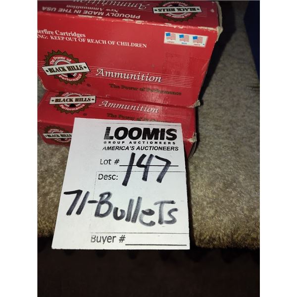 BLACK HILLS AMMUNITION .380 AUTO HOLLOW POINT - 71 TOTAL ROUNDS