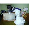 Image 1 : ANTIQUE WEDDING DRESS AND OTHER ITEMS IN GOOD CONDITION