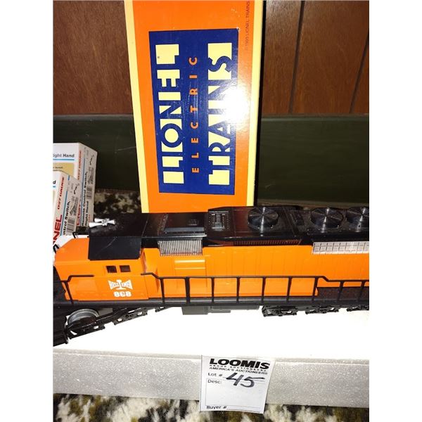 LIONEL BESSEMER AND LAKE ERIE 80-38 DIESEL ENGINE - UNUSED AND IN BOX