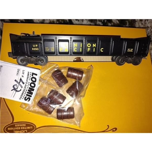 LIONEL UNION AND PACIFIC LIMITED SERIES OPERATING BARREL CAR