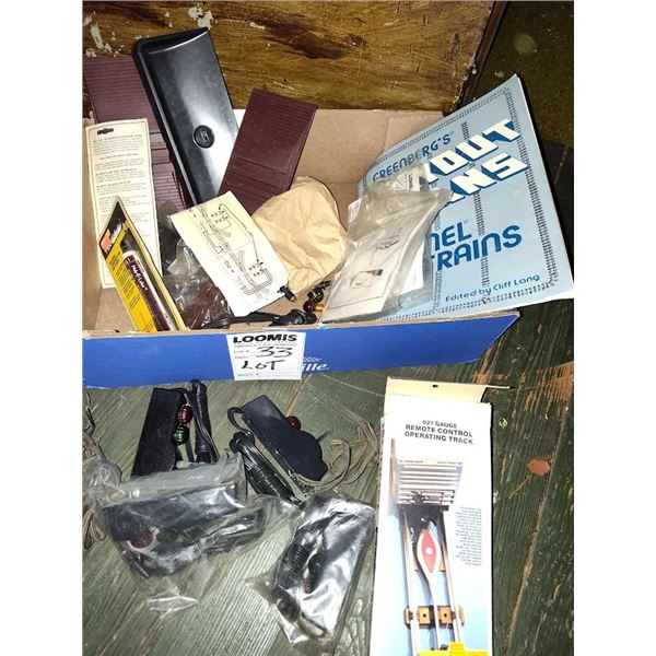 BUNDLE LOT OF ASSORTED TRAIN ITEMS MOSTLY NEW