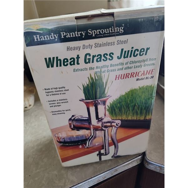 STAINLESS STEEL JUICER (LIKE NEW) COST $100.00