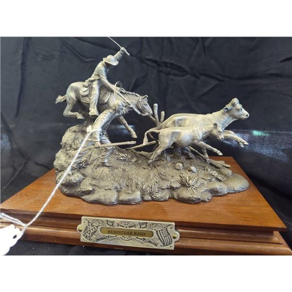 BEEFSTEAK RAID PEWTER SCULPTURE    : # 256 / 650
